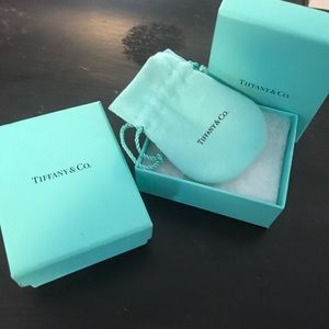 Tiffany boxes (just the boxes) w/ one dust bag